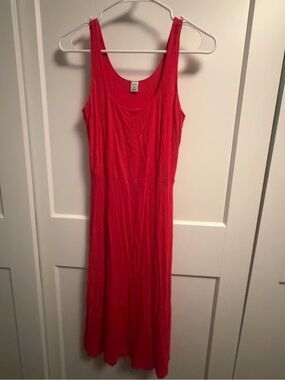 Old Navy Classic Sleeveless Red Summer Dress - xs